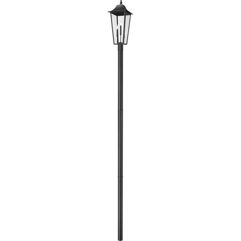 Gannon 3 Light 149.5 inch Black Outdoor Post Mounted Fixture in G9