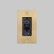 1G Duplex 125 Brass Outlet, GFCI