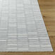 Marseille 96 X 30 inch Metallic - Silver/Grey/Silver Handmade Rug in 2.5 x 8