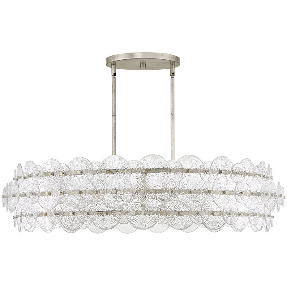Rene 8 Light 45 inch Glacial Chandelier Ceiling Light