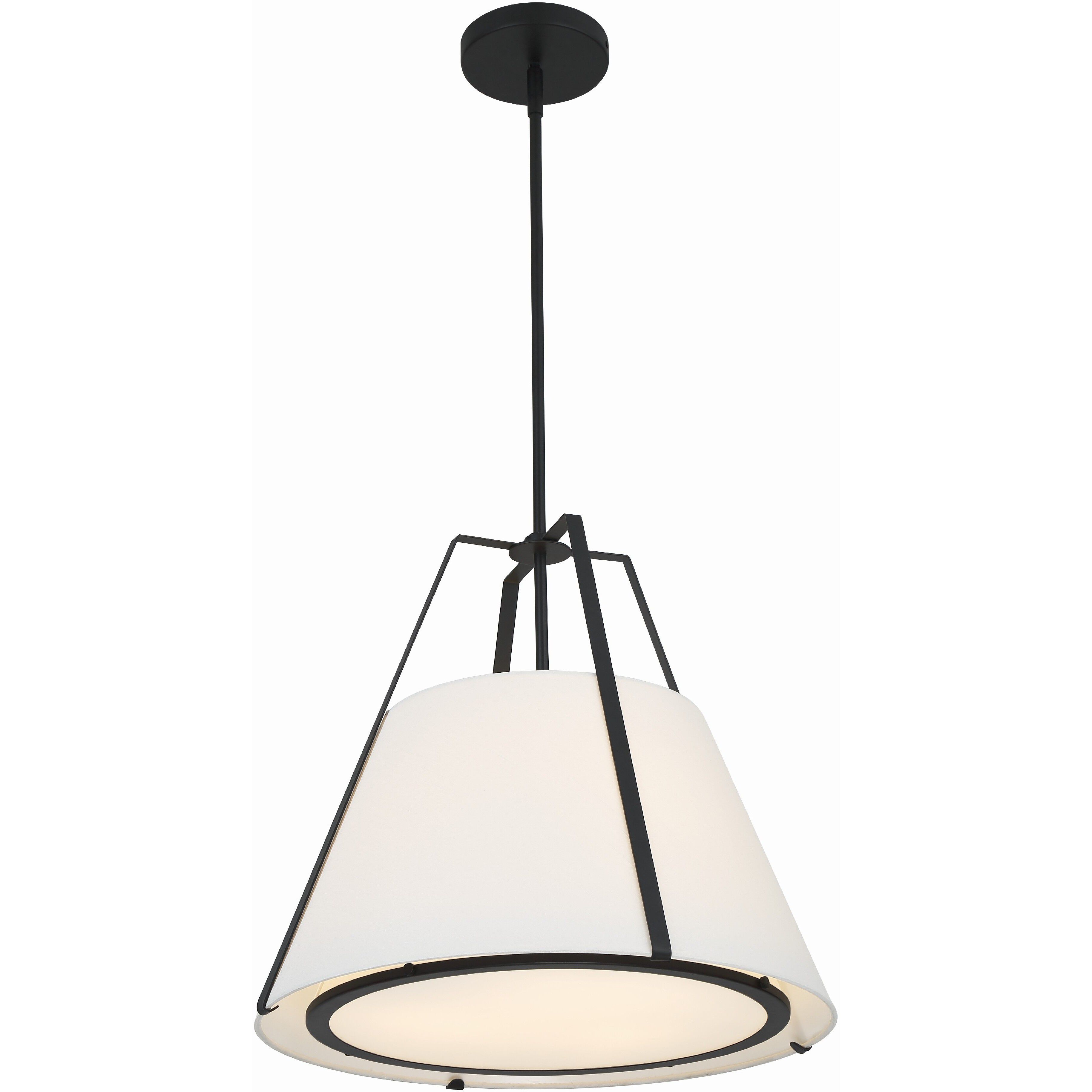 Fulton Pendant Ceiling Light in Black
