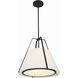 Fulton Pendant Ceiling Light in Black