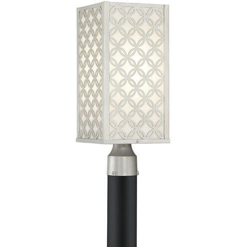 Clover 1 Light 19 inch Aged Silver Outdoor LED Post Light