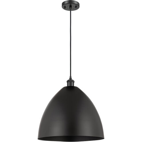 Ballston Dome 1 Light 16 inch Matte Black Mini Pendant Ceiling Light