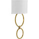 LED Shaded Sconce LED 14 inch Brushed Bronze ADA Wall Sconce Wall Light, Progress LED