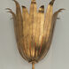 Eden 1 Light 13 inch Antique Gold Sconce Wall Light