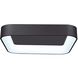 Lazio LED 17.75 inch Black Flush Mount Ceiling Light