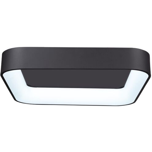Lazio LED 17.75 inch Black Flush Mount Ceiling Light