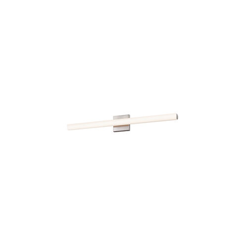 Square Bar LED 32 inch Satin Nickel Bath Bar Wall Light in 32.00 in.