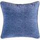Bombay Damask 20 X 6 inch Blue Accent Pillow, Reversible