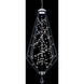 Forever Eternity LED 22 inch Black Pendant Ceiling Light in Clear Radiance Crystal and Gold Pearl