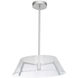 Cone LED 27 inch Brushed Nickel Linear Pendant Ceiling Light