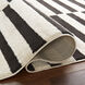 Optika 130 X 94 inch Black/White Rug in 8 x 11