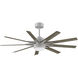 Odyn Custom Matte White Fan Motor, Blades Sold Separately