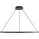 Veritas 35.38 inch 80.00 watt Sand Black Chandelier Ceiling Light