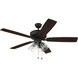 Pro Plus 104 52 inch Espresso with Espresso/Walnut Blades Contractor Ceiling Fan