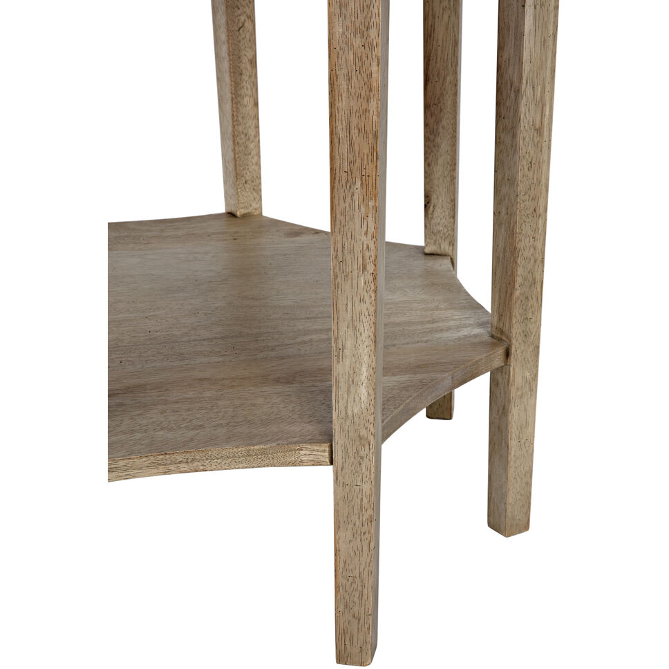 Ariana 30 X 30 inch Washed Walnut Side Table