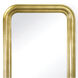 Sasha 44 X 28 inch Gold Leaf Mirror, Arched