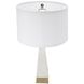 Anita 26 inch 40.00 watt Gold/White Table Lamp Portable Light