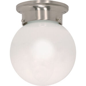 Brentwood 1 Light 6 inch Brushed Nickel Flush Mount Ceiling Light