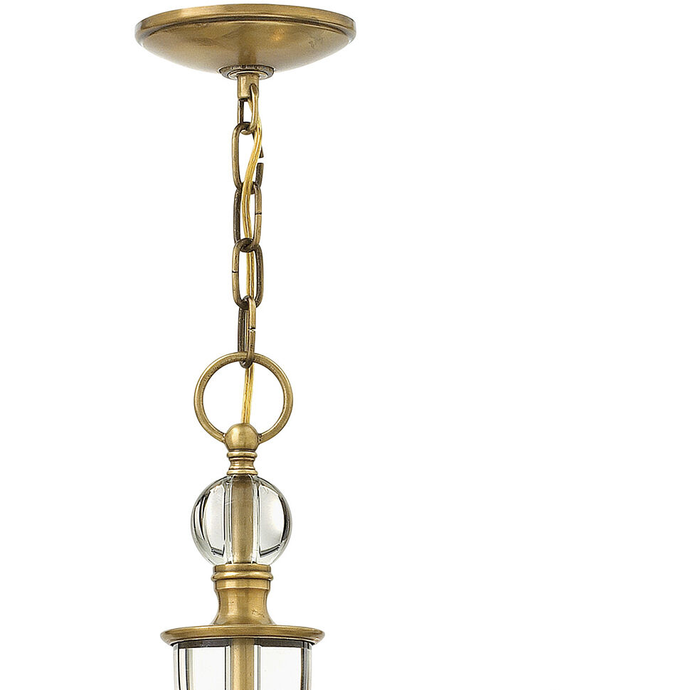 Eleanor 6 Light 27.25 inch Heritage Brass Indoor Chandelier Ceiling Light
