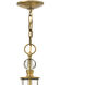 Eleanor 6 Light 27.25 inch Heritage Brass Indoor Chandelier Ceiling Light
