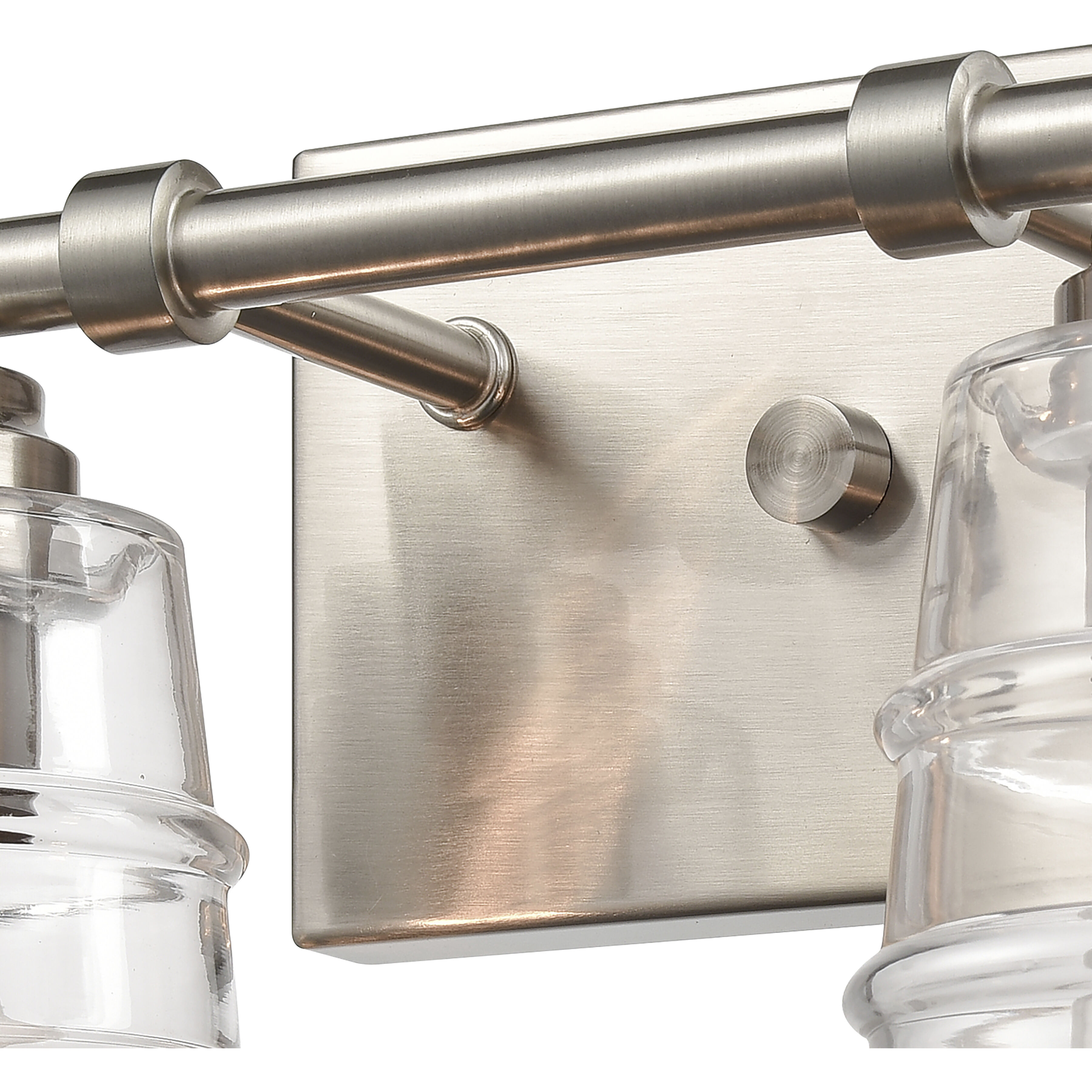 Pulsate Vanity Light Wall Light in Satin Nickel