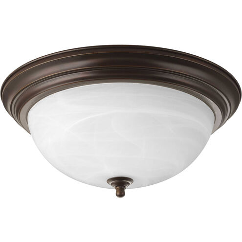 Adelmo 3 Light 15 inch Antique Bronze Flush Mount Ceiling Light 