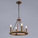 Cabana 4 Light 16 inch Lacquered Gold Chandelier Ceiling Light