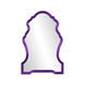 Nadia 44 X 29 inch Glossy Royal Purple Wall Mirror