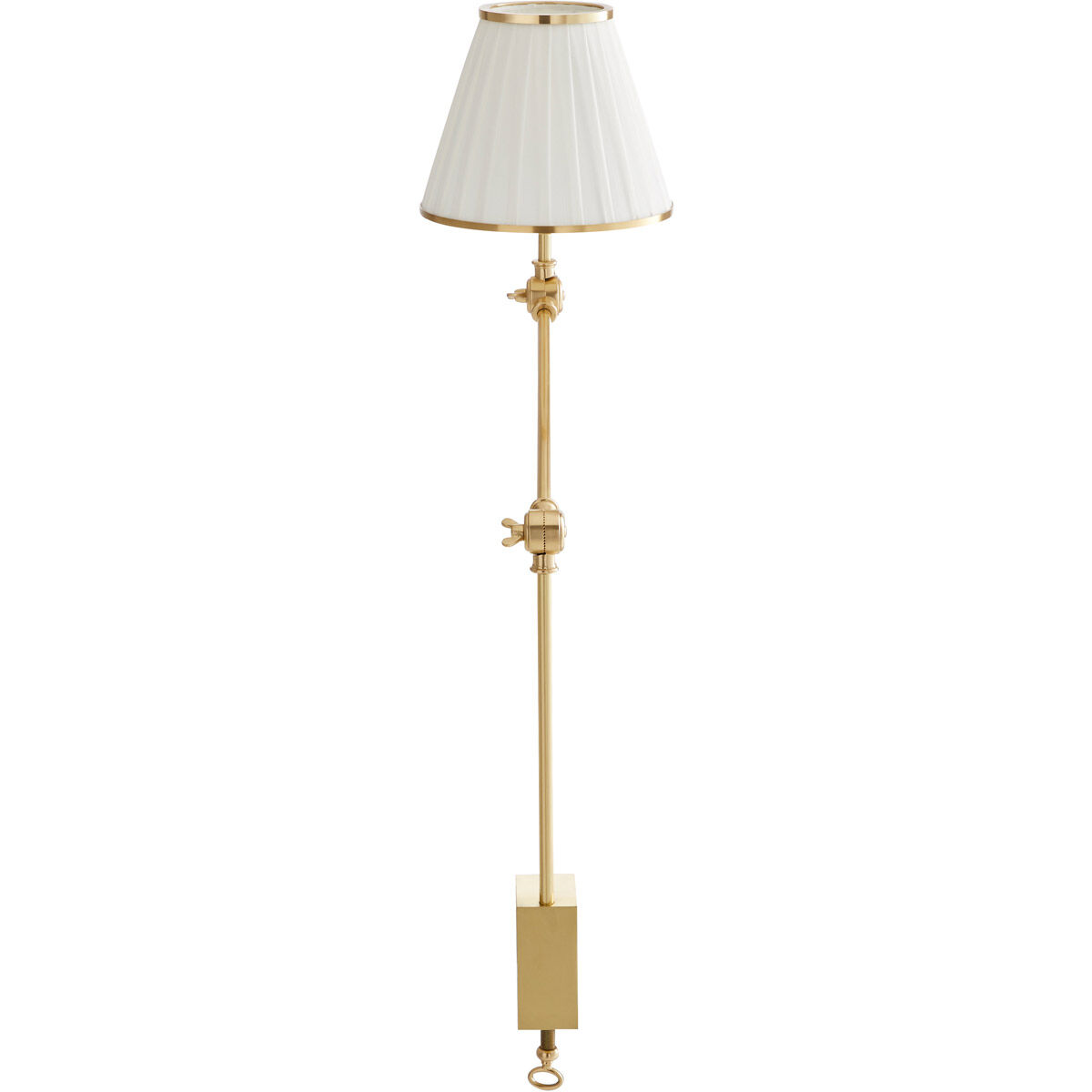 Tilt & Clamp 17 inch 40 watt Antique Brass Lamp Portable Light