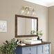 Ashridge 3 Light 24 inch Polished Brass Vanity Wall Sconce Wall Light