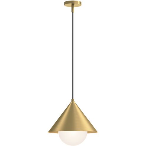 Alora Mood Remy 1 Light 13.5 inch Brushed Gold Pendant Ceiling Light