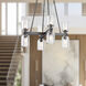 Lucian 8 Light 22 inch Clear Crystal/Urban Bronze Chandelier Ceiling Light in Clear Glass