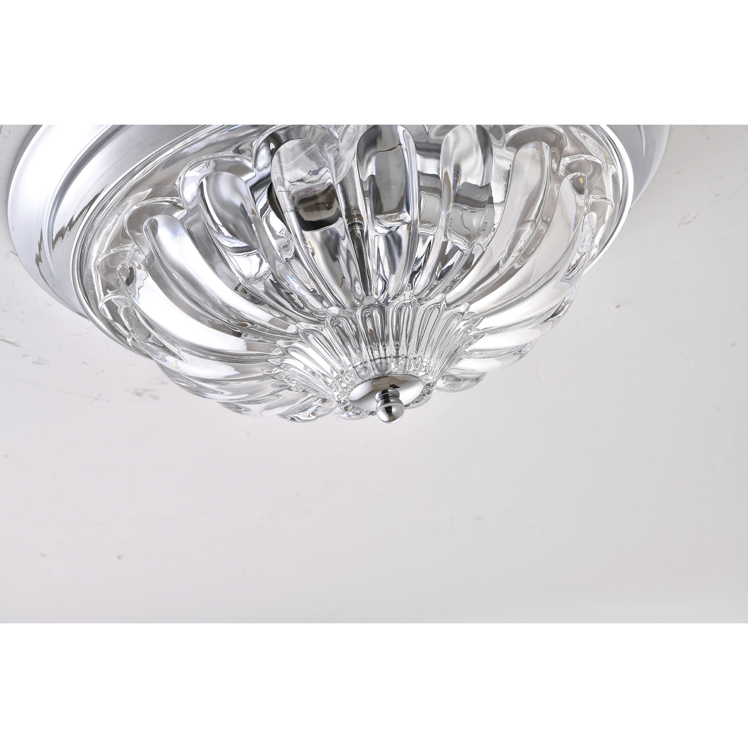 Canada 4 Light 14.56 inch Chrome Flush Mount Ceiling Light