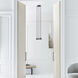 Sean Lavin Cupola LED Nightshade Black Chandelier Ceiling Light, Integrated LED