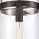 Restoration Pilaster 1 Light 9 inch Matte Black Mini Pendant Ceiling Light, Restoration
