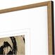 Geometrics Collection Brown Framed Art