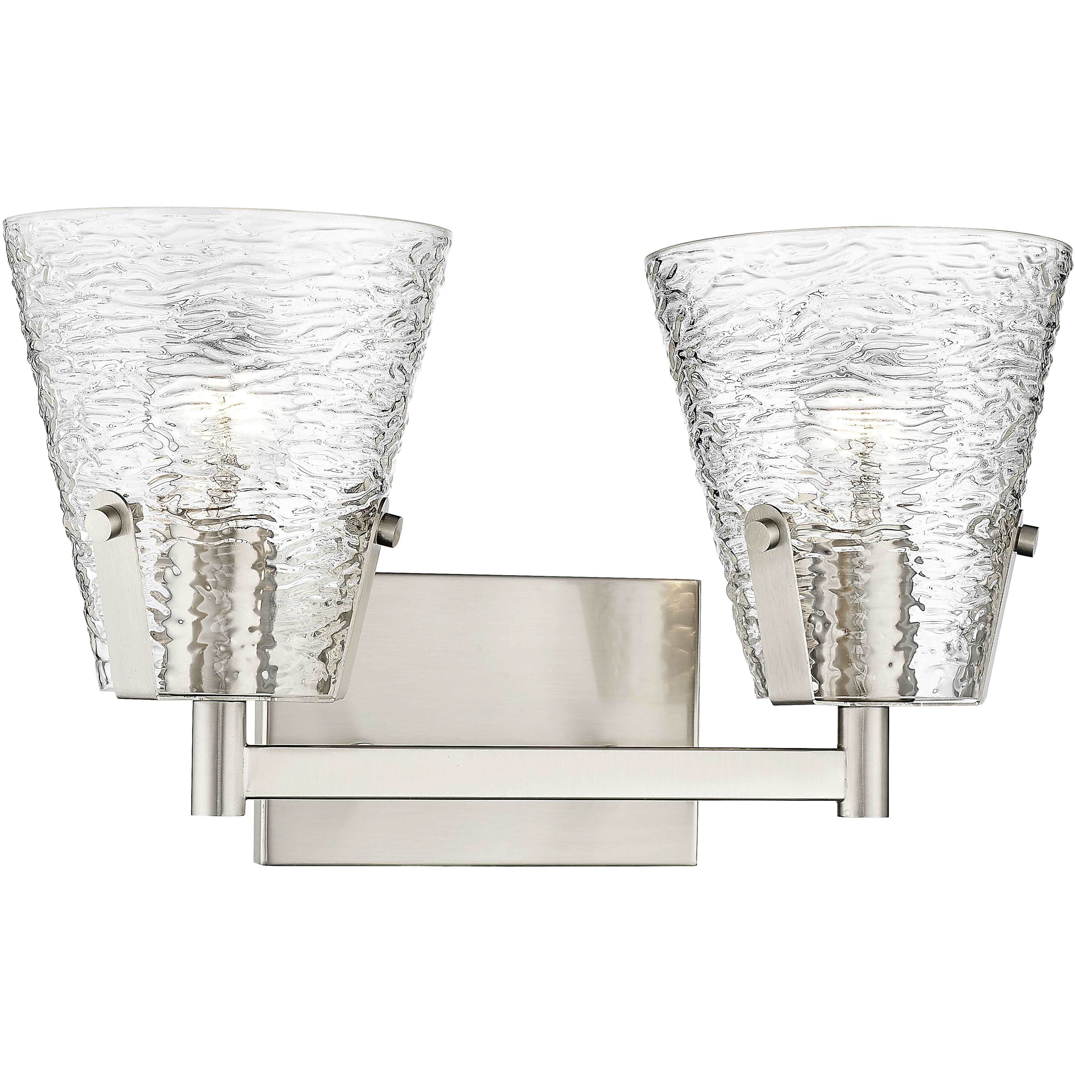 Analia 2 Light 16.5 inch Brushed Nickel Vanity Wall Light