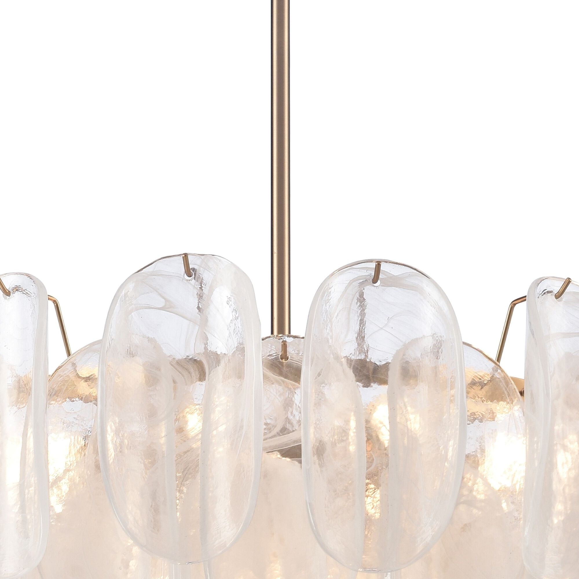Chateau 13 Light 31.5 inch Satin Brass Pendant Ceiling Light