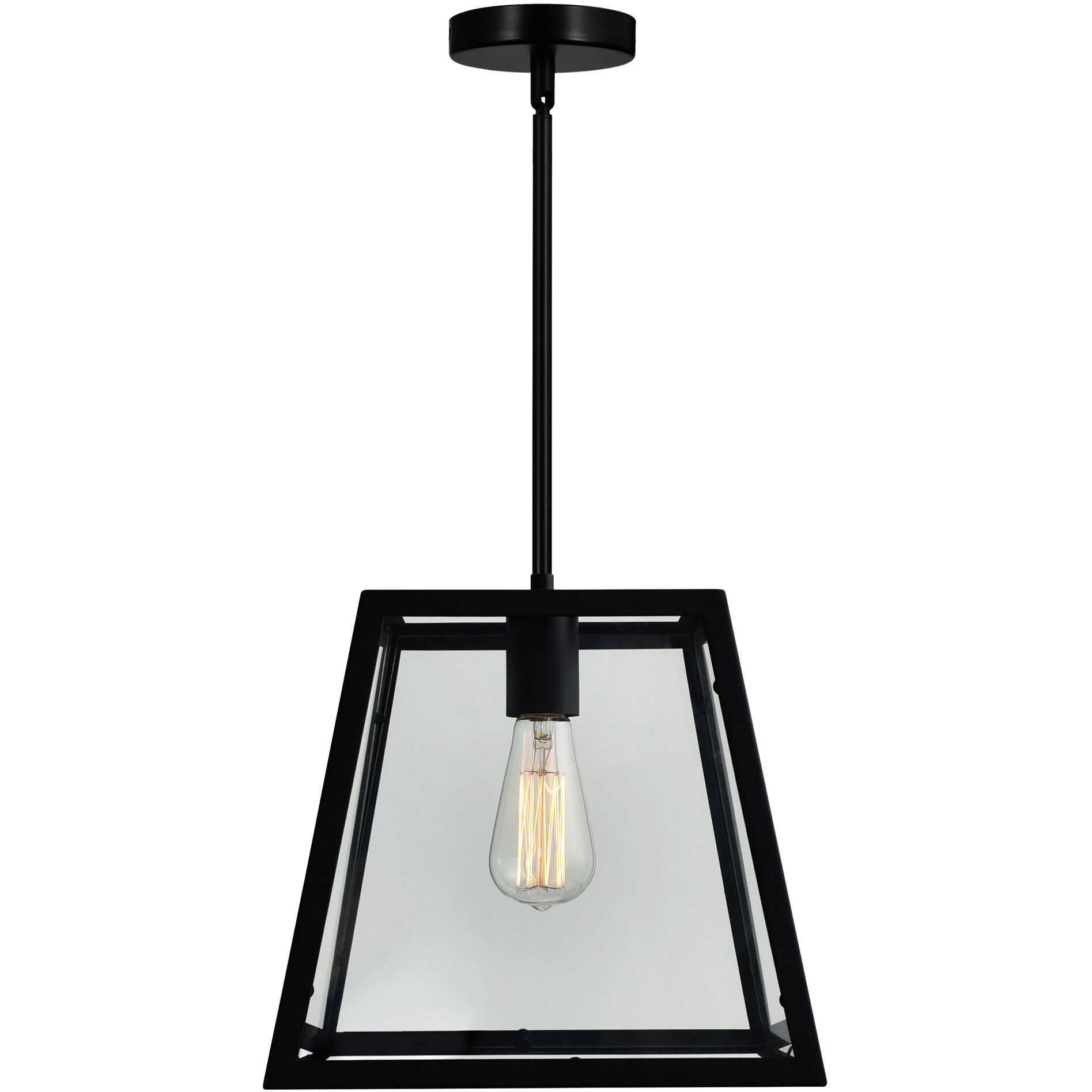 Alyson 1 Light 12 inch Black Island/Pool Table Light Ceiling Light