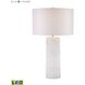 Punk 29.75 inch 9.5 watt White Table Lamp Portable Light in LED, 3-Way