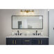 Kinsley 4 Light 28 inch Heirloom Gold Vanity Wall Light in Heritage Gold