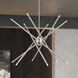 Soho 12 Light 36 inch Brushed Nickel Chandelier Ceiling Light