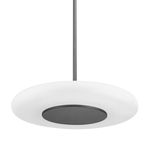 Blyford LED 20.75 inch Black Nickel Pendant Ceiling Light