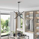 Soho 8 Light 24 inch Black Chandelier Ceiling Light