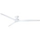 Spitfire Matte White Fan Motor