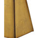 Merola 20.25 X 16.5 inch Antique Brass and Bronze Accent Table