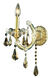 Maria Theresa 1 Light 8 inch Gold Wall Sconce Wall Light in Golden Teak