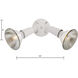 Daley 2 Light 6 inch White Outdoor Sconce